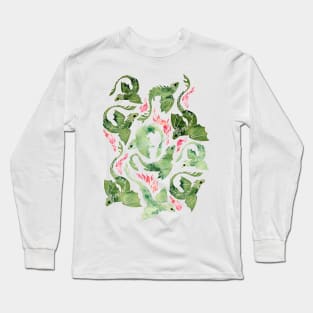 Dragon fire green Long Sleeve T-Shirt